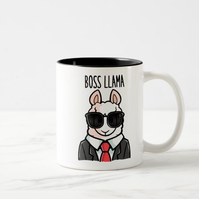 Tasse 2 Couleurs Chef Llama (Droit)