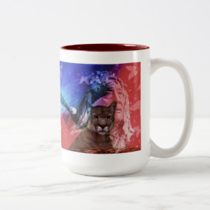 Tasse 2 Couleurs Chef Native American Indian