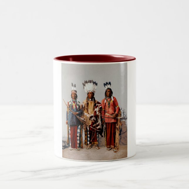 Tasse 2 Couleurs Chefs Apache (Centre)
