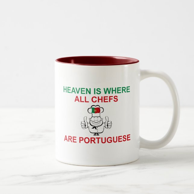 Tasse 2 Couleurs Chefs portugais (Droit)