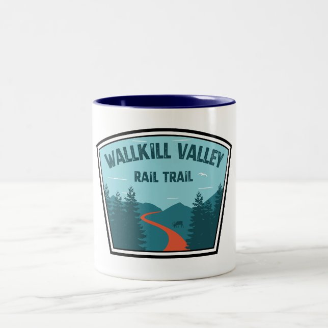 Tasse 2 Couleurs Chemin de fer de Wallkill Valley (Centre)