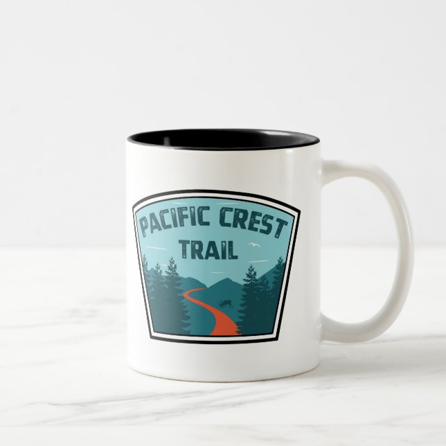 Tasse 2 Couleurs Chemin de la crête du Pacifique (Droit)