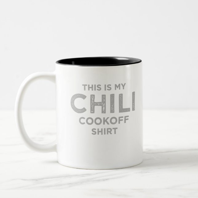 Tasse 2 Couleurs chemise de cuisson chili (Gauche)