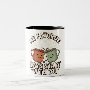Tasse 2 Couleurs Chemise de la journée des meilleurs amis : tenue a