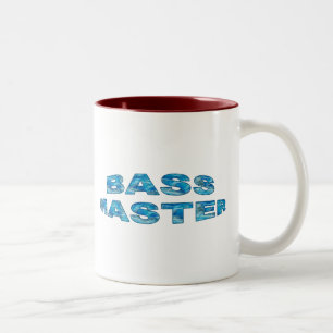 Tasse 2 Couleurs Chemises de pêche du maître de basse