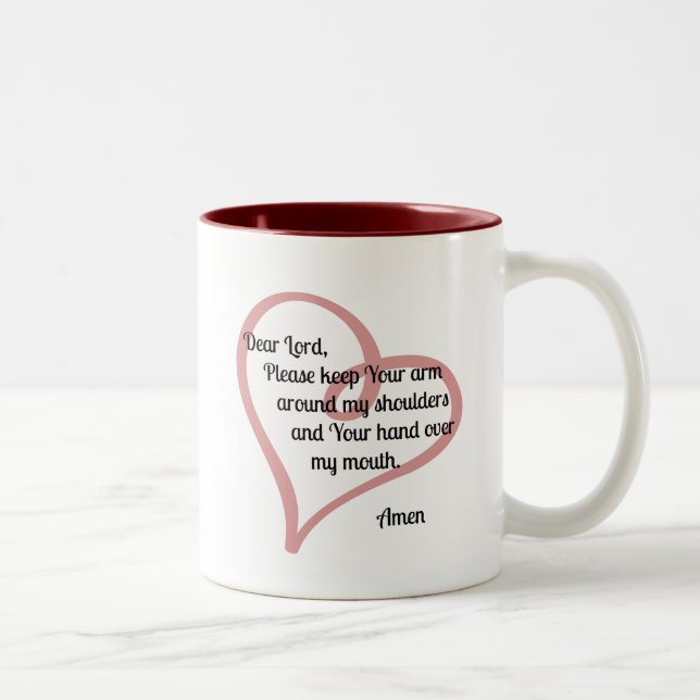 Tasse 2 Couleurs Cher seigneur Keep Your Arm Around… (Droit)