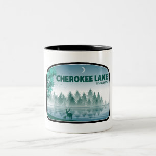 Tasse 2 Couleurs Cherokee Lake Tennessee Deer