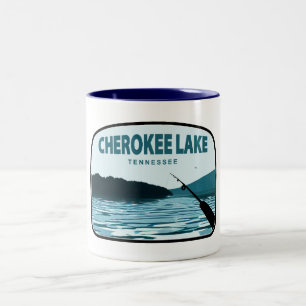 Tasse 2 Couleurs Cherokee Lake Tennessee Fishing Rod