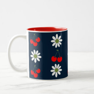 Tasse 2 Couleurs Cherry Daisy Charm