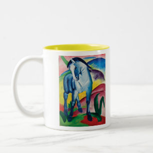 Tasse 2 Couleurs Cheval bleu I par Franz Marc