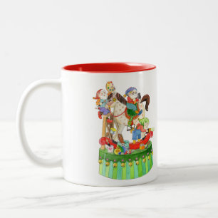 Tasse 2 Couleurs Cheval de basculage d'elfes