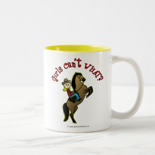 Tasse 2 Couleurs Cheval de la petite fille légère