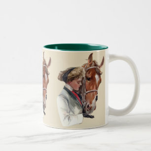 Tasse 2 Couleurs Cheval favori