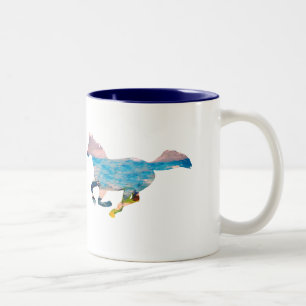 Tasse 2 Couleurs Cheval sauvage