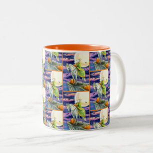 TASSE 2 COULEURS CHÈVE-DÉMON, IMAGINAIRE À BOUTEILLE HALLOWEEN SÛR