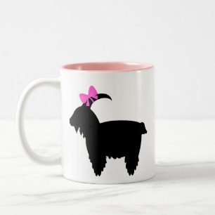 Tasse 2 Couleurs Chèvre Coquette