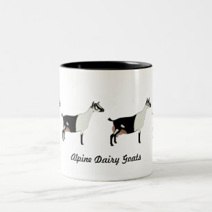 Tasse 2 Couleurs Chèvre laitière alpine