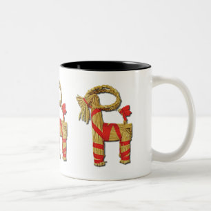 Tasse 2 Couleurs Chèvre scandinave de Noël