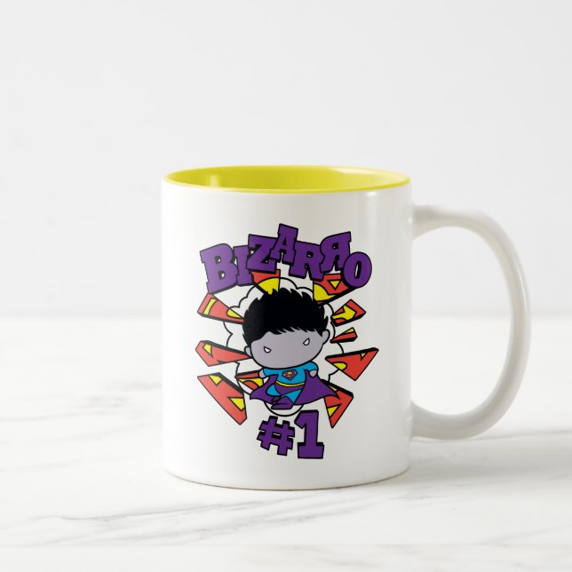 Tasse 2 Couleurs Chibi Bizarro #1 (Droit)