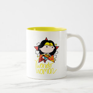Tasse 2 Couleurs Chibi Wonder Woman Voler Avec Lasso