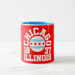Tasse 2 Couleurs Chicago, Illinois