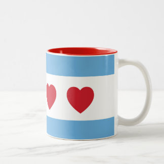 Tasse 2 Couleurs Chicago Love | Musique | Premium