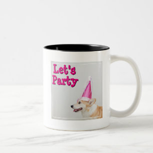 Tasse 2 Couleurs Chien de corgi de Gallois de Pembroke