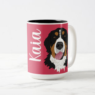 Tasse 2 Couleurs Chien de montagne bernois
