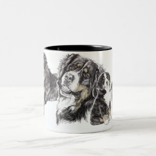 Tasse 2 Couleurs Chien de montagne de Bernese