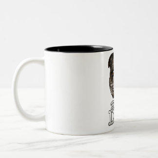 Tasse 2 Couleurs Chien de taureau
