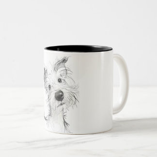 Tasse 2 Couleurs Chien mignon