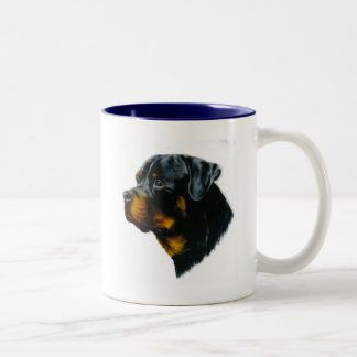 Tasse 2 Couleurs chien-rottweiler