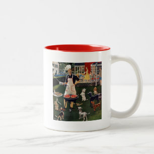 Tasse 2 Couleurs Chiens chauds