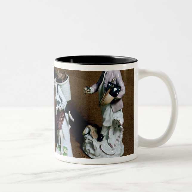 Tasse 2 Couleurs Chiffres de Meissen : sellier, vendeur de chèvre (Droit)