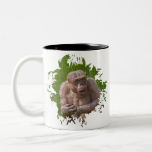 Tasse 2 Couleurs Chimpanzé sans cheveux