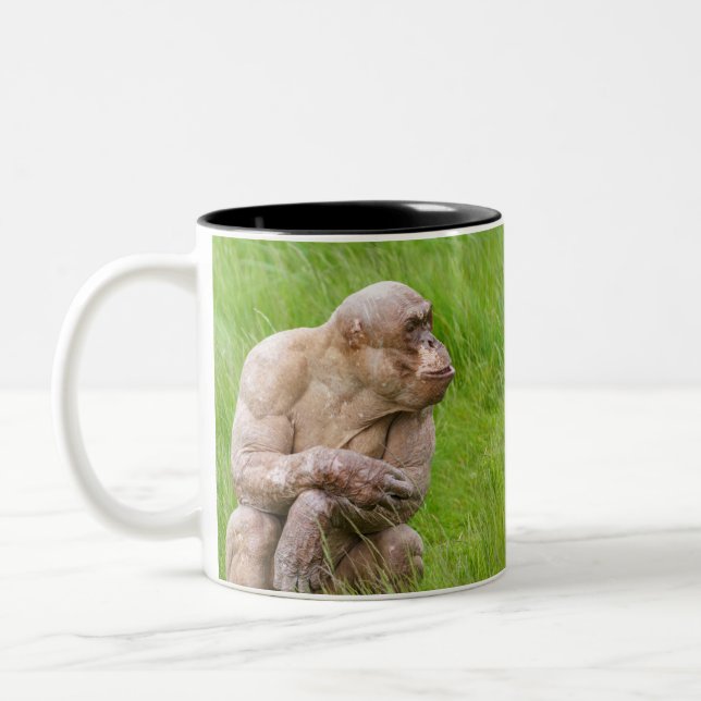 Tasse 2 Couleurs Chimpanzé sans cheveux (Gauche)