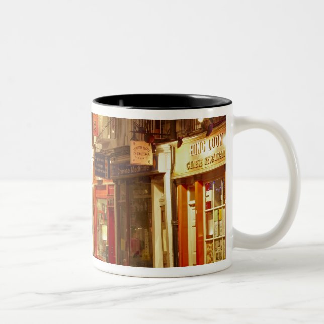 Tasse 2 Couleurs Chinatown, Soho, Londres, Angleterre, Royaume-Uni (Droit)