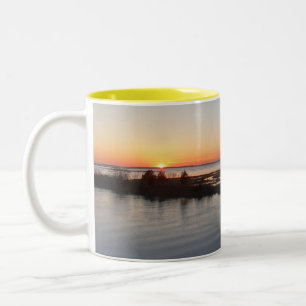 Tasse 2 Couleurs Chincoteague Sunset I Virginia Paysage