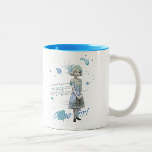 Tasse 2 Couleurs Chinoise fille 2