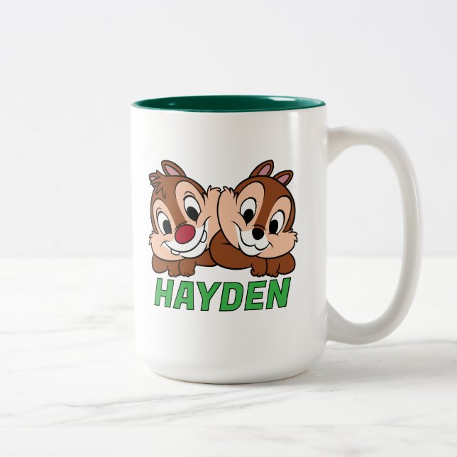 Tasse 2 Couleurs Chip & Dale Smile (Droit)