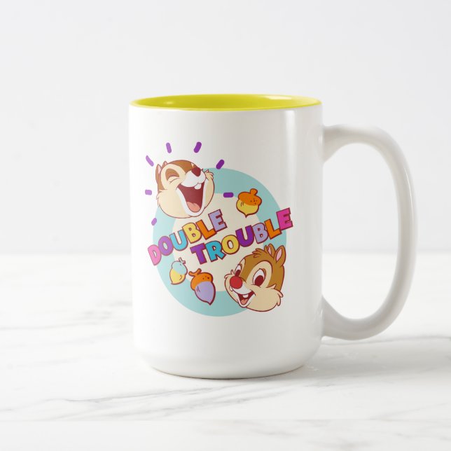 Tasse 2 Couleurs Chip 'n Dale Double Trouble (Droit)