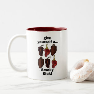 Tasse 2 Couleurs Chipotle Donnez-vous un Coup de Fouet Fumé Drôle C