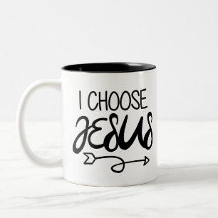 Tasse 2 Couleurs Choisissez Jesus Art Gospel Graphiques Christian A