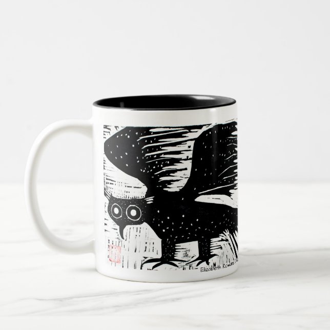 Tasse 2 Couleurs Chouette (Gauche)