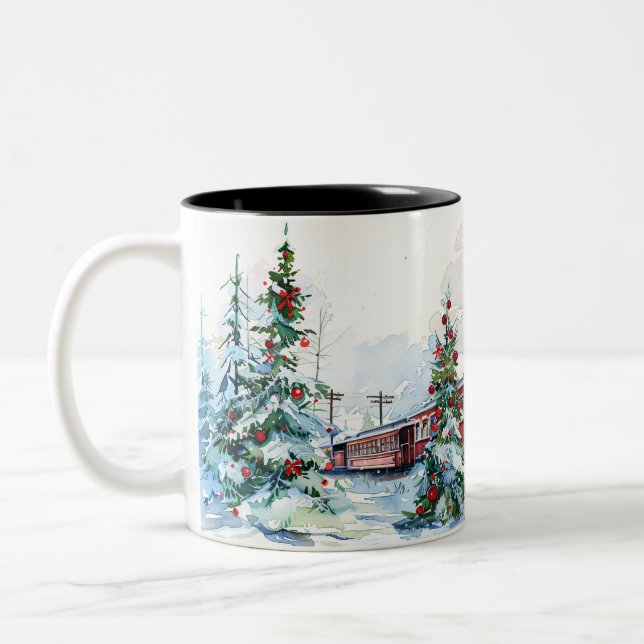 Tasse 2 Couleurs  Christmas (Gauche)