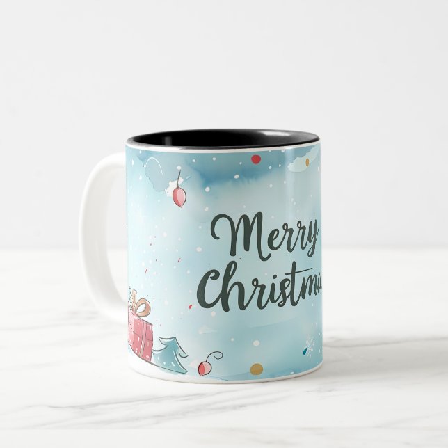Tasse 2 Couleurs  Christmas (Devant gauche)