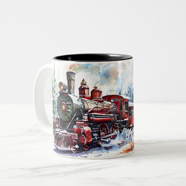 Tasse 2 Couleurs  Christmas (Devant gauche)