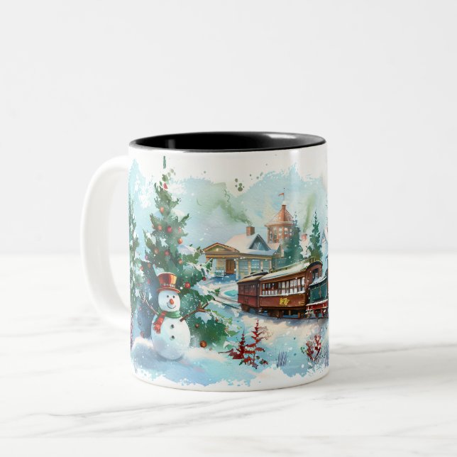 Tasse 2 Couleurs  Christmas (Devant gauche)