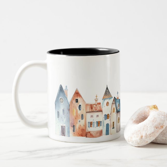 Tasse 2 Couleurs  Christmas (Avec donut)