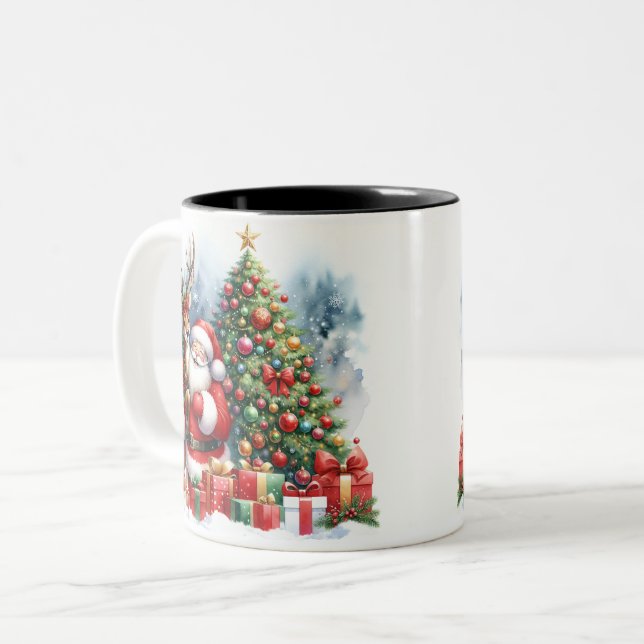 Tasse 2 Couleurs  Christmas (Devant gauche)